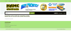 Desktop Screenshot of hamcelectronic.com.ar