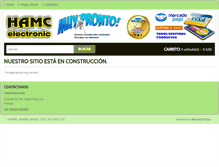 Tablet Screenshot of hamcelectronic.com.ar